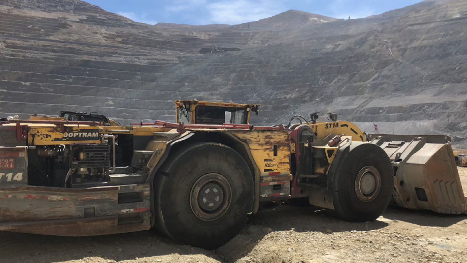 Epiroc underground haul truck