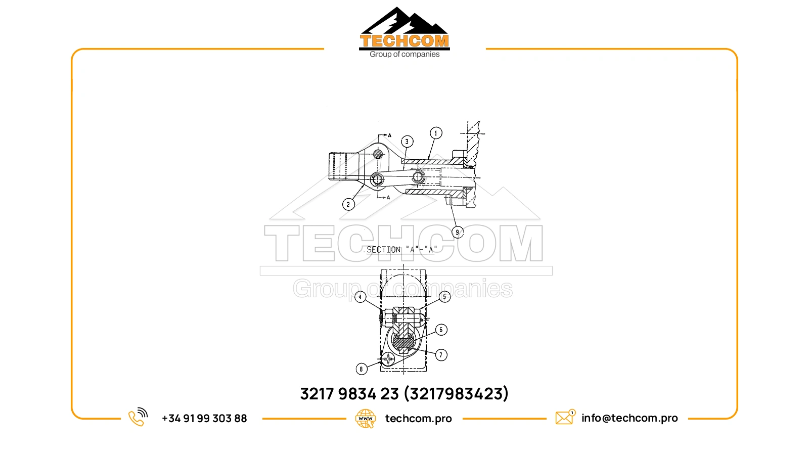 3217-9834-23-lever-holder-for-epiroc-boomer-282-3217983423