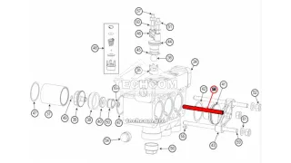 Stud, Cylinder 5/8 x 8 LG for W1122BCD Mud Pump