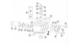Plug, LM37 1/8 NPT for W1122BCD Mud Pump