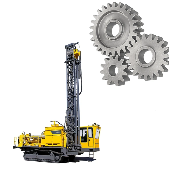 spare parts for drilling rig epiroc dm45/dm50
