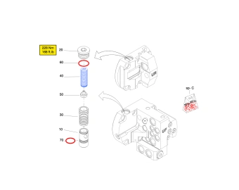 uzel zolotnikovogo klapana montabert hc95 lm