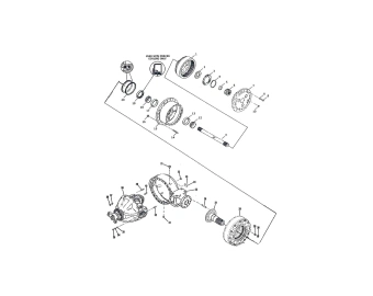 planetary hub assembly dana spicer 16d axle model 16d2149