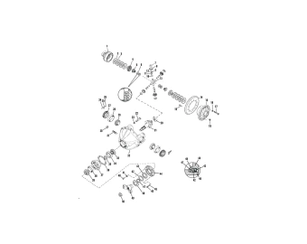 2115633 differential assembly dana spicer 16d axle spare parts