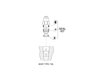 77722592 hydraulic cartridges seal kit sandvik ds311