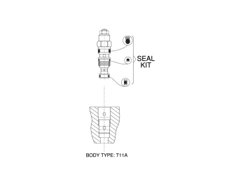77722591 hydraulic cartridges seal kit sandvik ds311