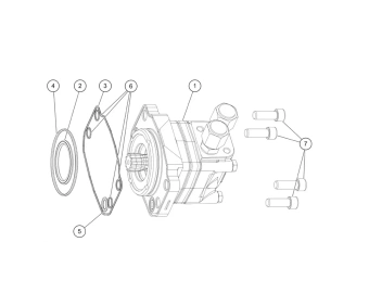 bg00394273 a hydraulic motor assembly sandvik ds311