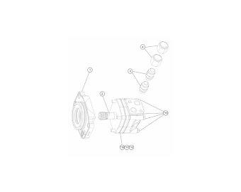bg00369850 b hydraulic motor assembly sandvik ds311
