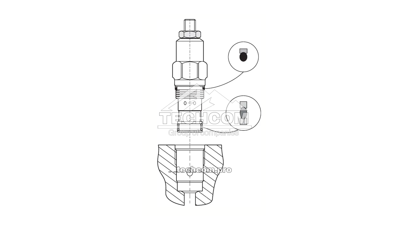 77722592 Kit de cartouches hydrauliques – Sandvik DS311