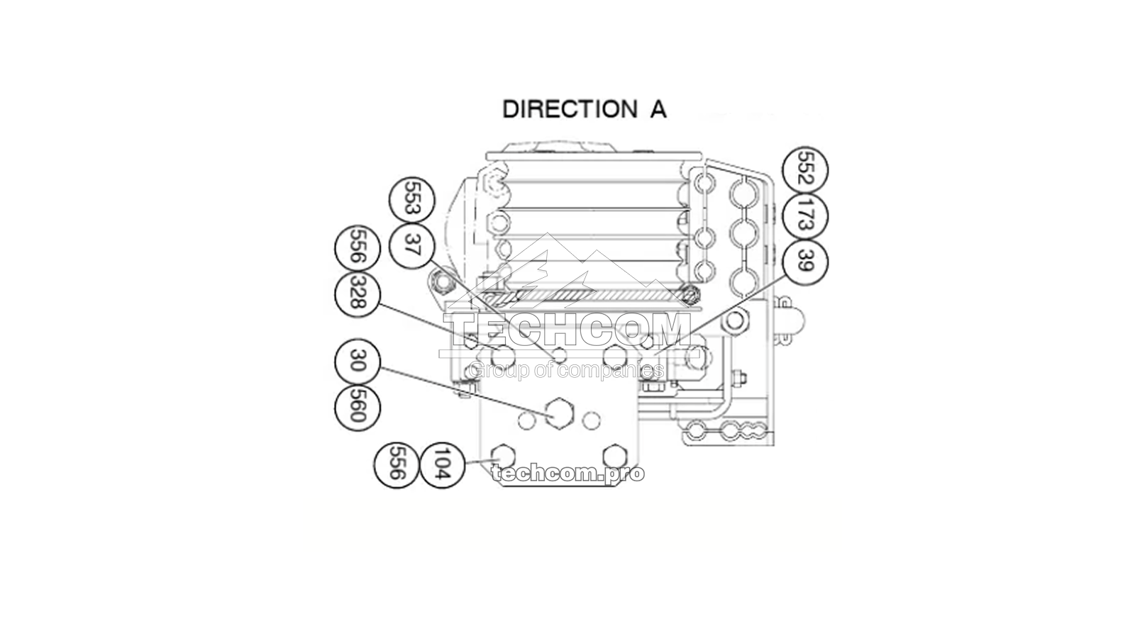 55153432 Узел подачи – Sandvik DD210