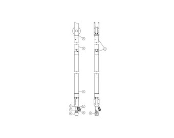 55085907 hydraulic cylinder sandvik dd210
