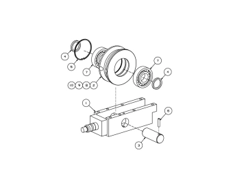 32361098 pulley wheel assembly sandvik dd210
