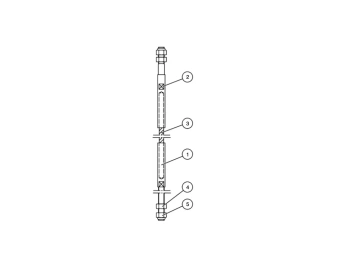 55038472 conjunto de cable de acero sandvik dd210