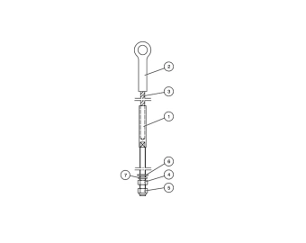 55038474 ensemble de cable en acier sandvik dd210