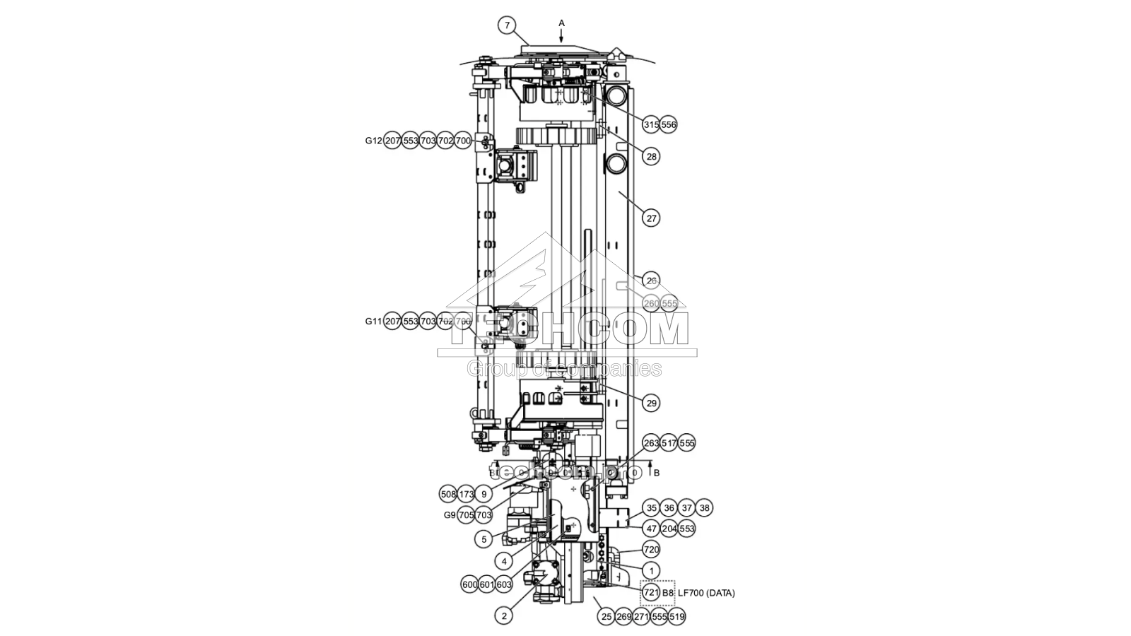 550 458 45 fF NSS Kit de tornillos – Sandvik DL2720