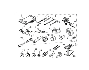 152 257 68 special tools for rock drill hl500/550 sandvik dl230 5