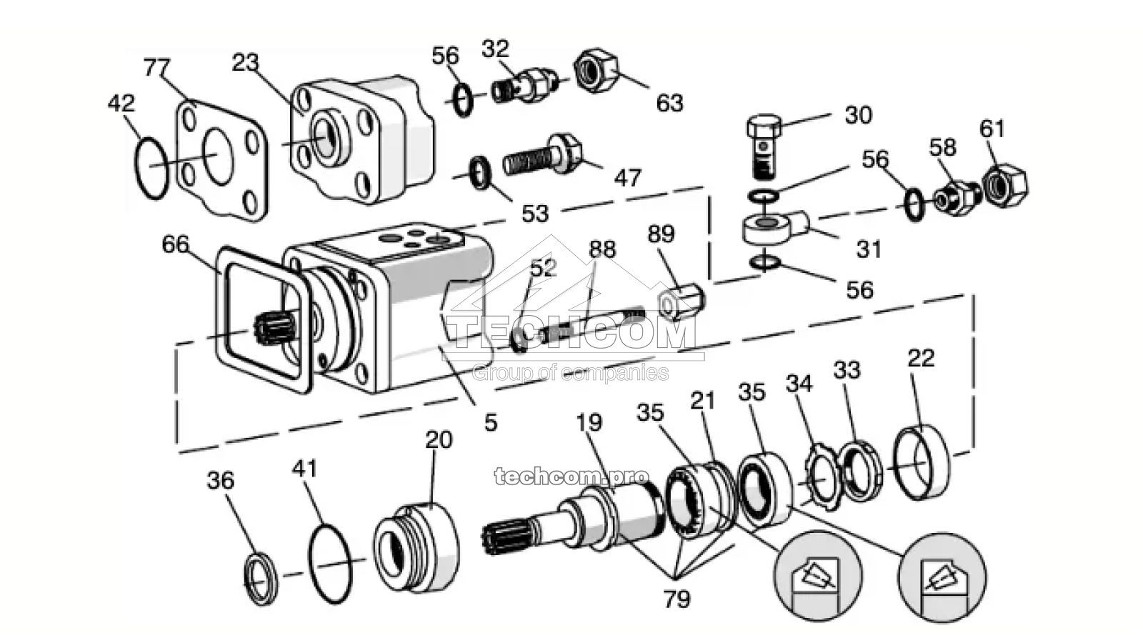 303 850 23 Martillo hidráulico HL510 LH – Sandvik DL230-5