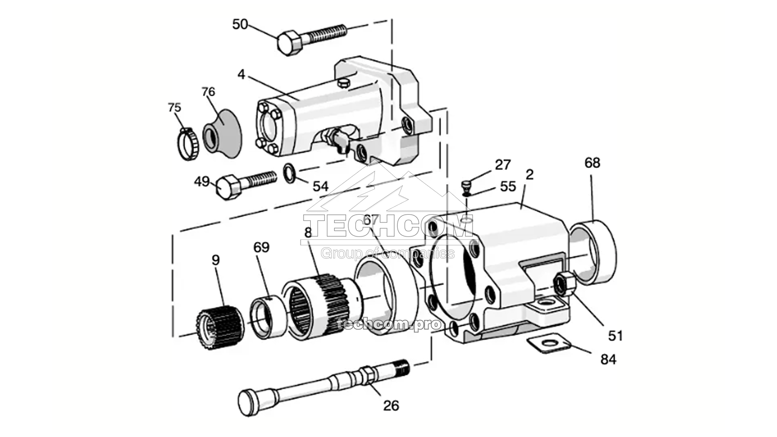 303 850 23 Martillo hidráulico HL510 LH – Sandvik DL230-5