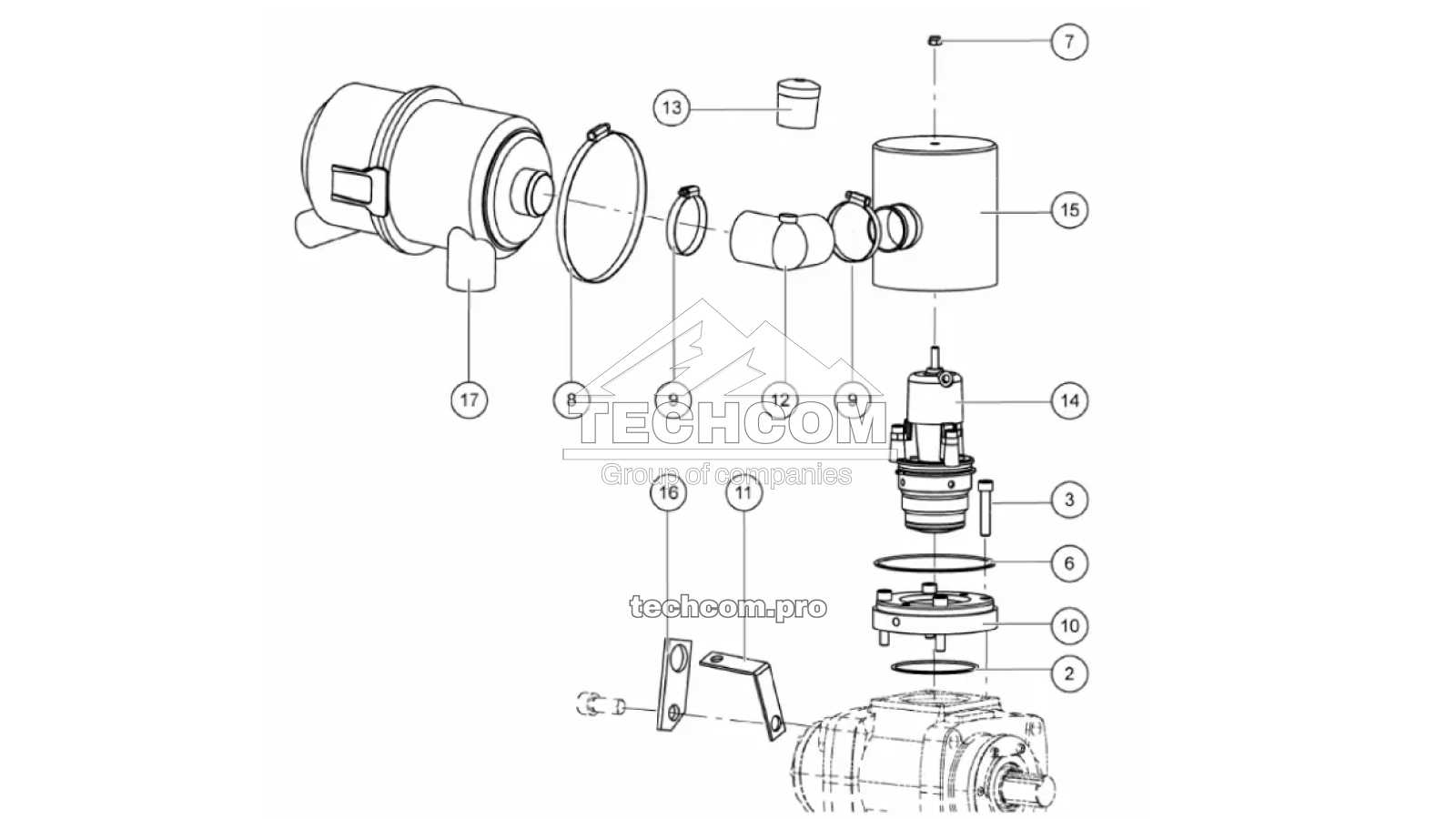 Inlet Valve Assembly for compressor CT10 – Sandvik DD320-26X
