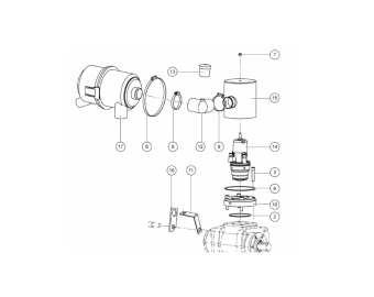 inlet valve assembly for compressor ct10 sandvik dd320 26x