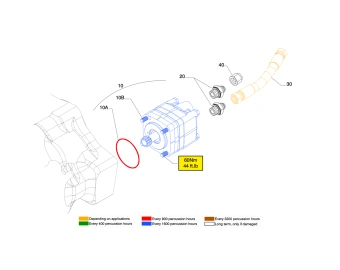 componentes del motor hidraulico montabert hc110