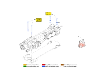 mounting plate and fastening components montabert hc110