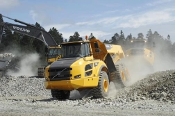 caminhao basculante articulado volvo a40f
