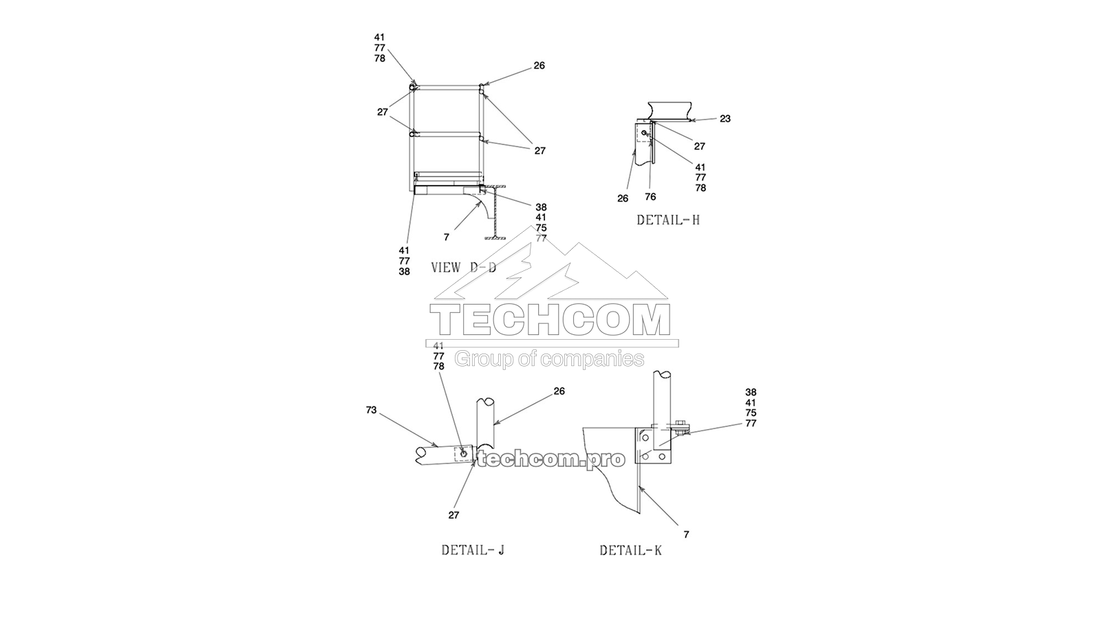 57641318 مجموعة الممر Epiroc DM-M2 (2657641318)