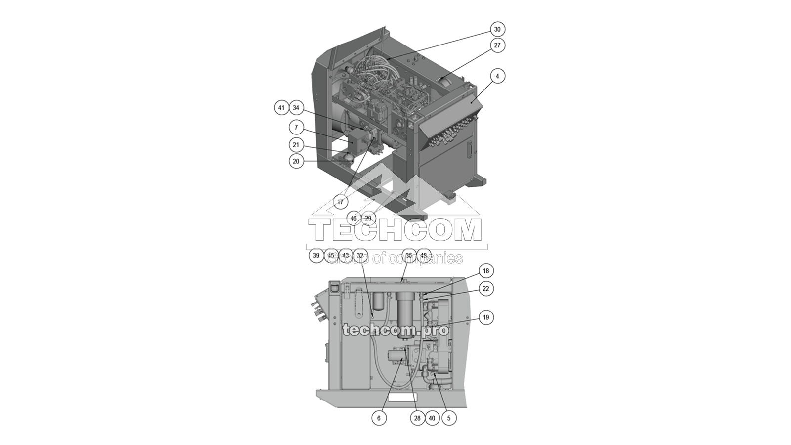 5306260 Stub Shaft Assembly Boart Longyear LM110