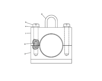 57188377 bloc de trunnion, dmm2 2657188377