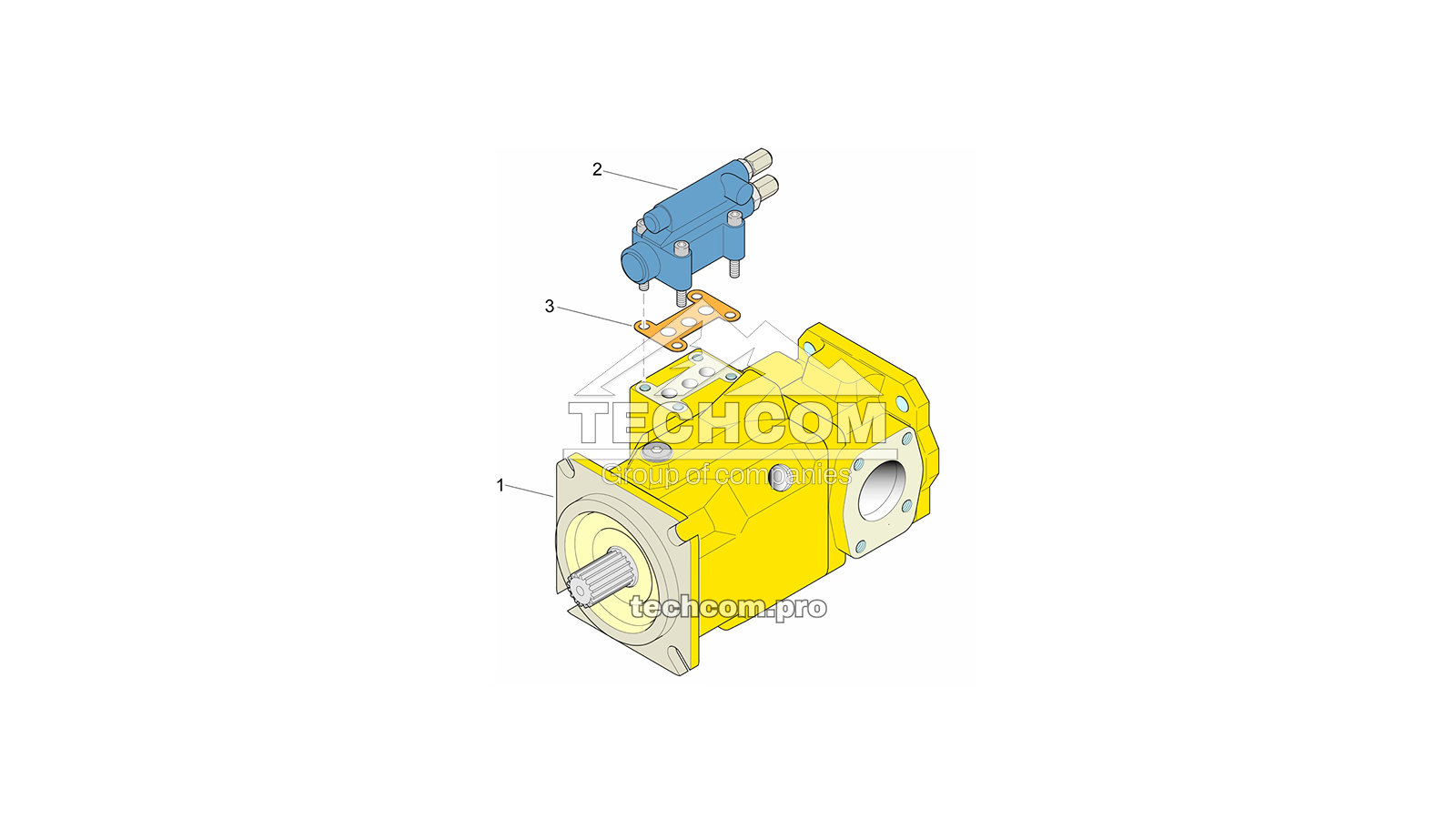 5112 2877 97 Hydraulic pump for Epiroc Boomer L2D (5112287797)