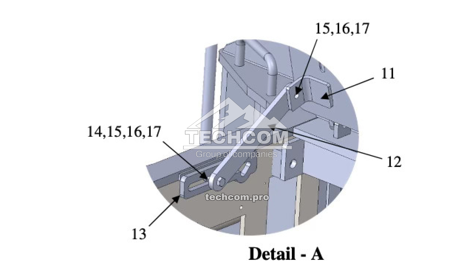Крышки капота Aramine T1601C