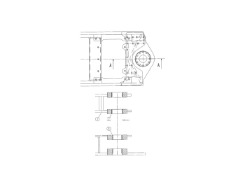 29510182 casquillos del bastidor trasero sandvik toro 1400
