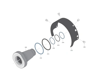 4350 2662 11 adaptateur fixe epiroc dhr 6h 4350266211