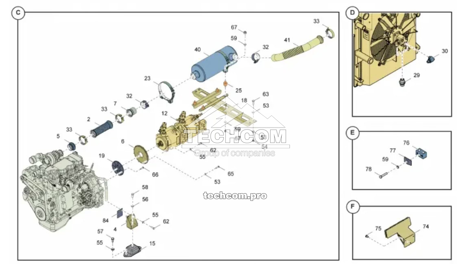 Engine Parts – Epiroc Explorac 100
