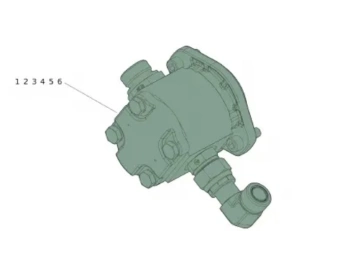 3222 3223 06 double pump unit epiroc explorac 100 3222322306