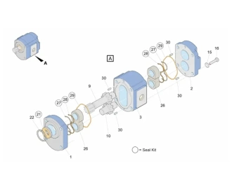 3717 0033 20 conjunto de bomba hidraulica epiroc explorac 100 3717003320