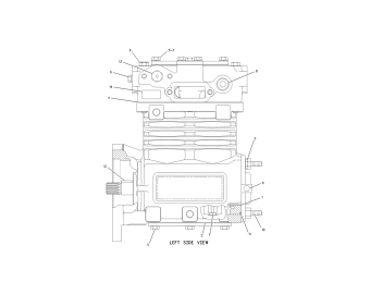 131 6679 air compressor gp for cat c12 1316679
