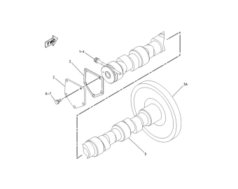 192 6482 arbol de levas para cat c12 1926482
