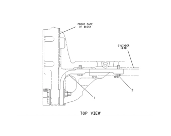 124 2650 support gp bracket pour cat c12 1242650
