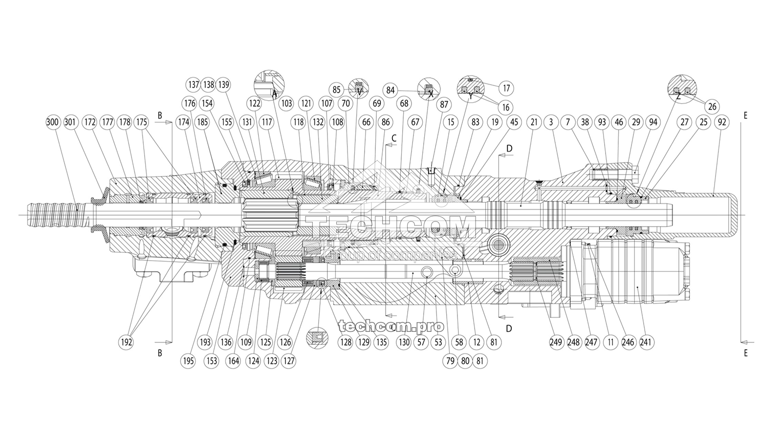 8311 1257 80 Rock drill COP 1638HD (8311125780)