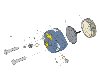 3115 3511 81 accumulator for epiroc cop 1638 rock drill 3115351181