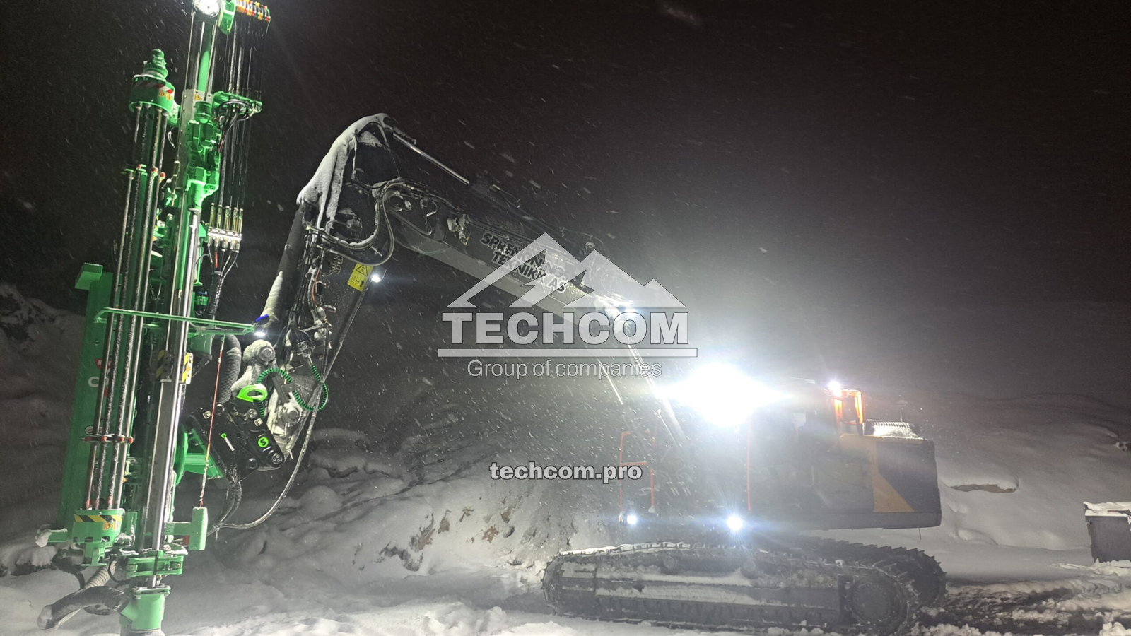 Montabert CPA 30 095 Drilling Attachment