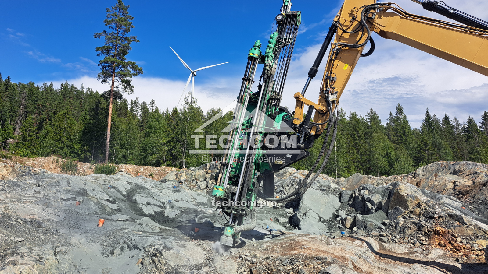 Montabert CPA 30 150 Drilling Attachment