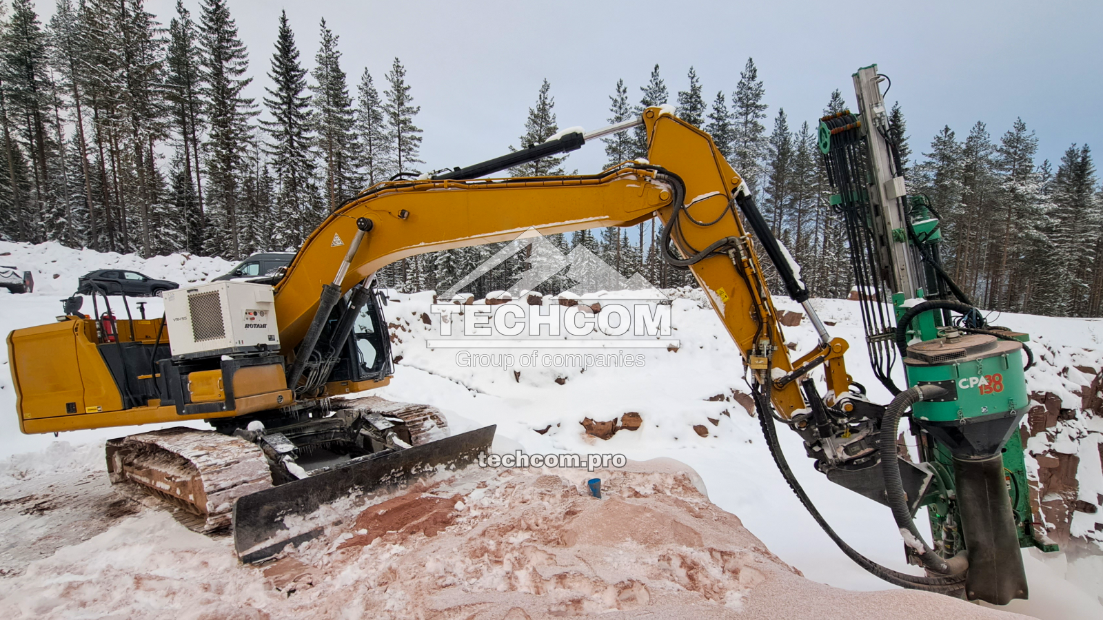 Montabert CPA 30 150 Mât de forage