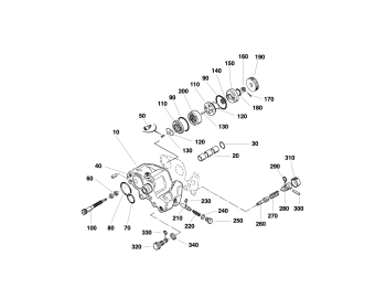 central spare parts for montabert hc158 hydraulic drifter