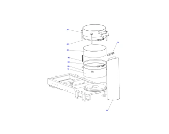 dust collector 180mm assembly