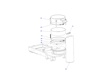 colector de polvo 90 mm