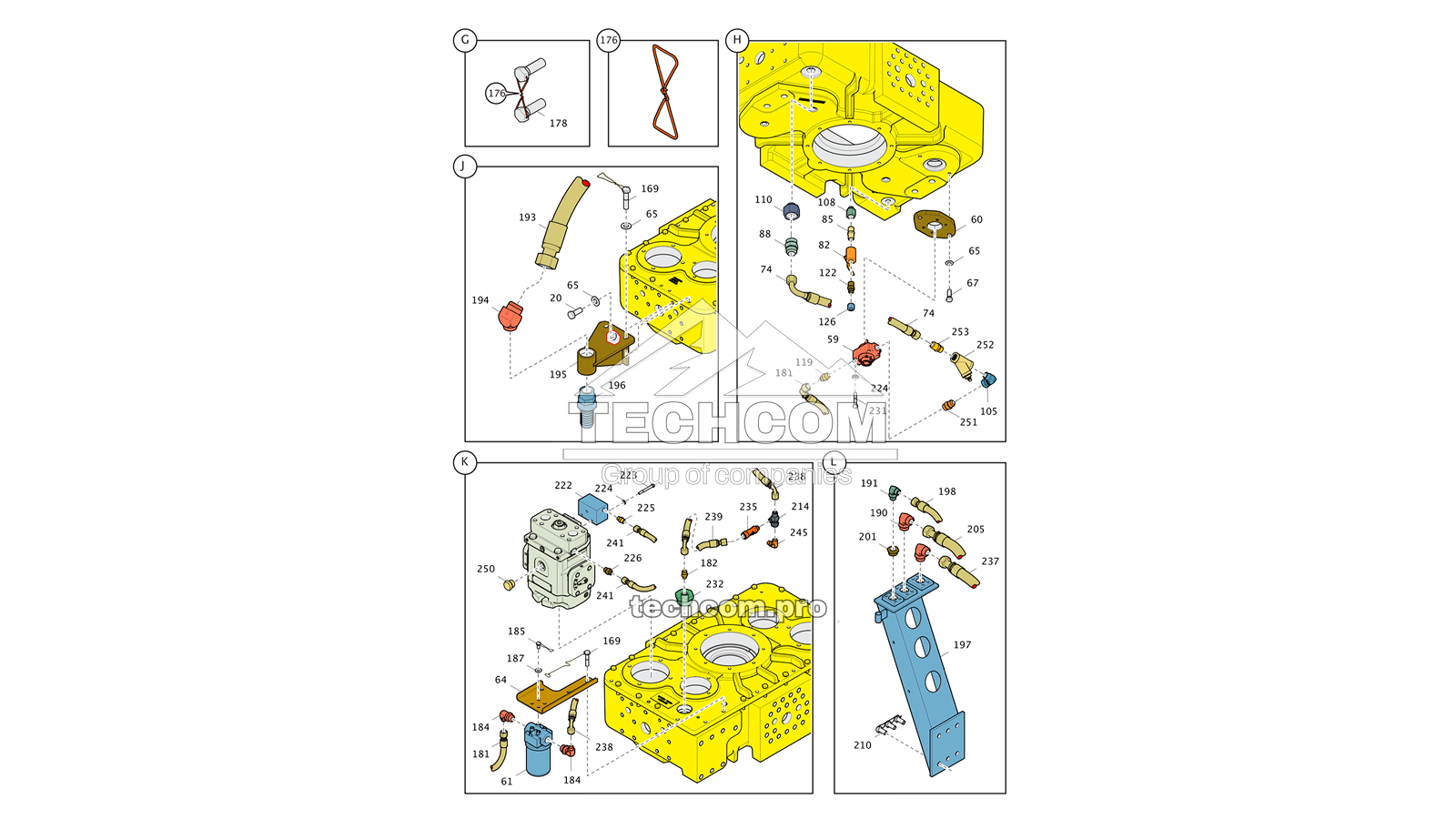 2658588670 Редуктор вращателя Epiroc DM / DML