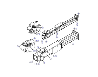 100034195 support leg normet alpha 30 dc7